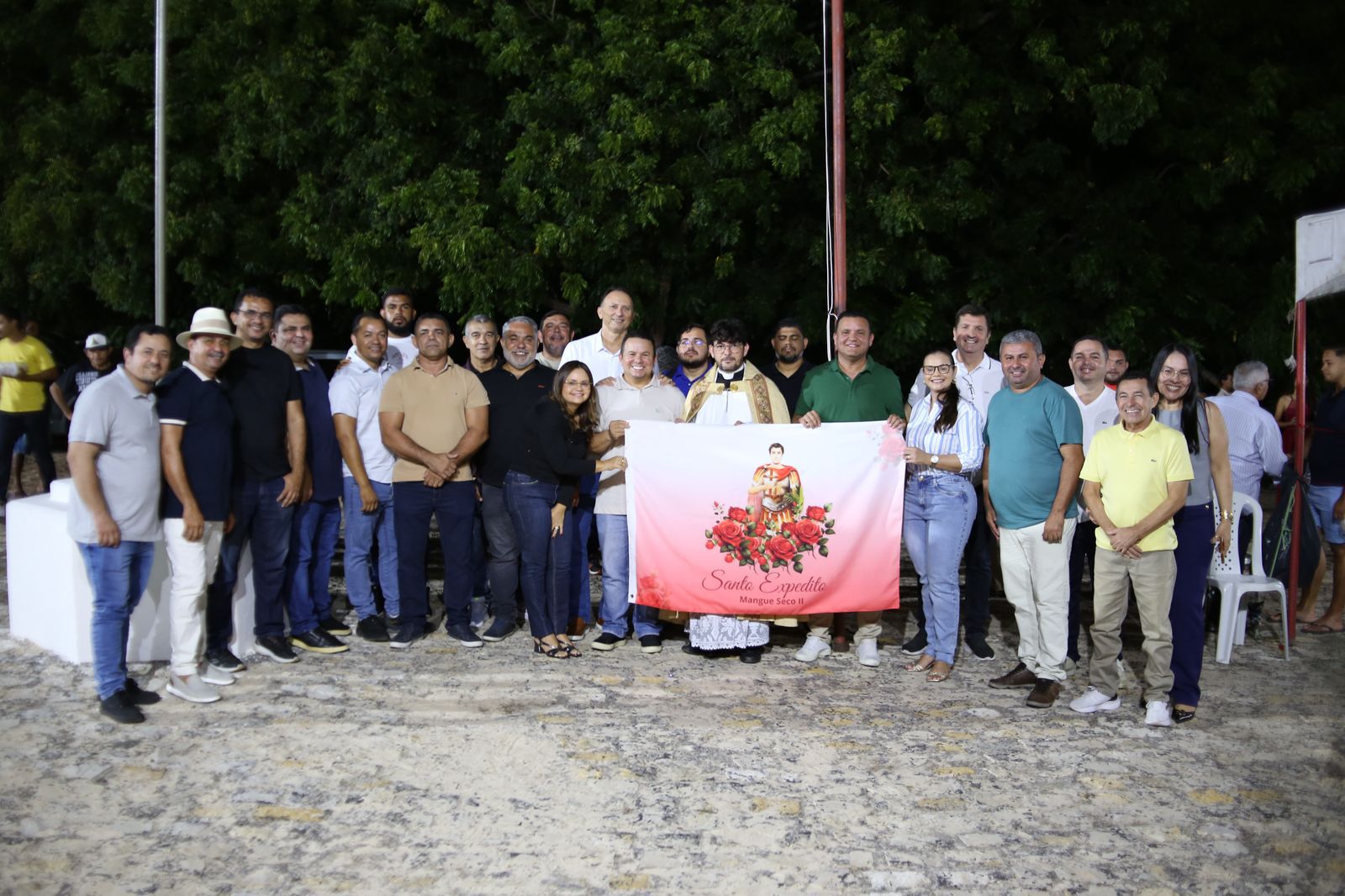 Vereadores prestigiam festa de padroeiro em Mangue Seco II