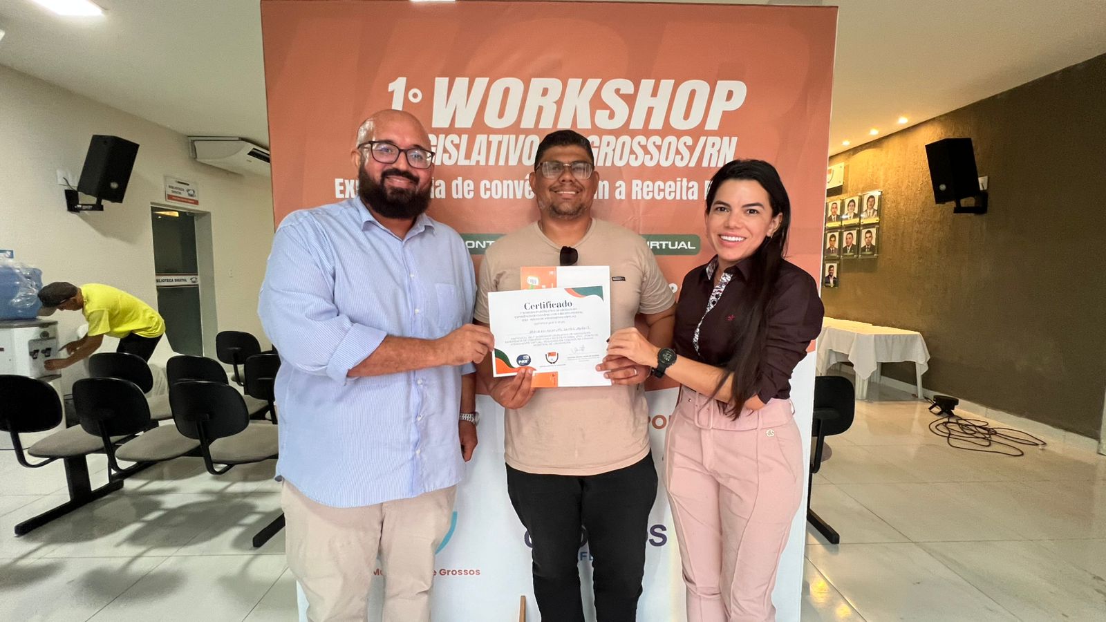 Câmara de Guamaré presente no I Workshop do Legislativo em Grossos-RN